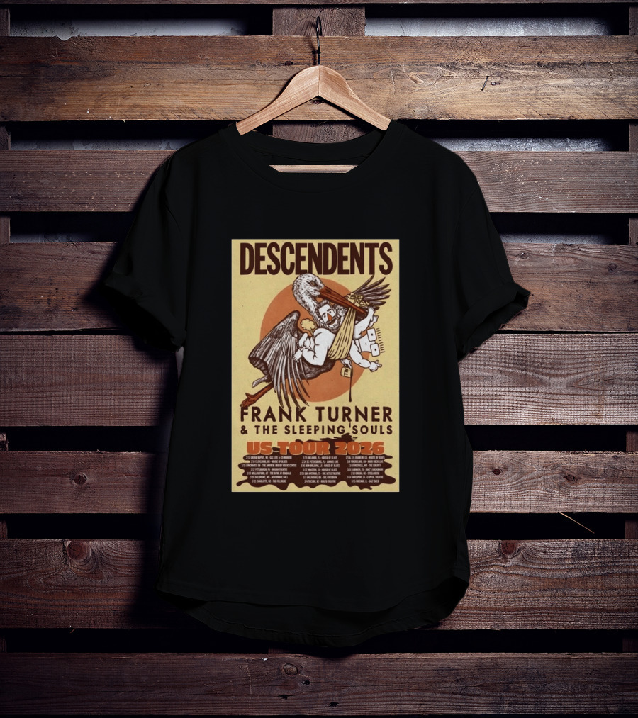 Descendents Frank Turner And The Sleeping Souls US Tour 2026 T-Shirt