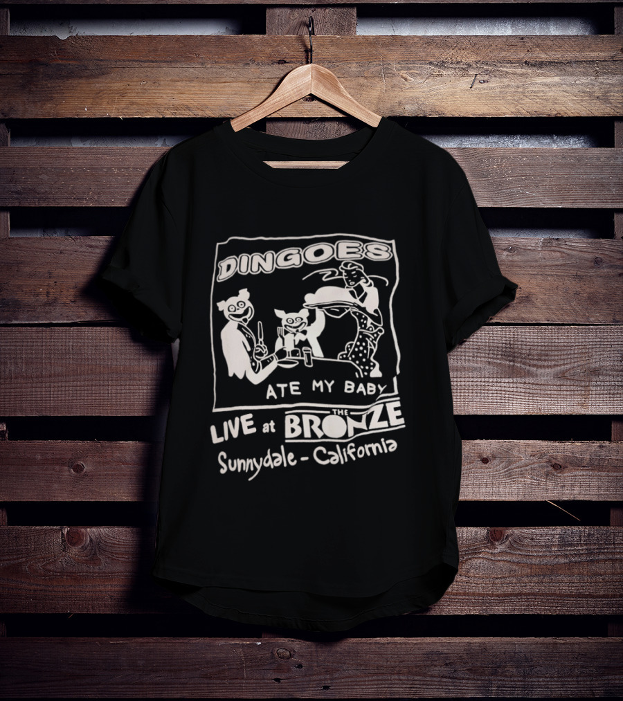 Dingoes Ate My Baby Concert At The Bronze Sunnydale California T-Shirt