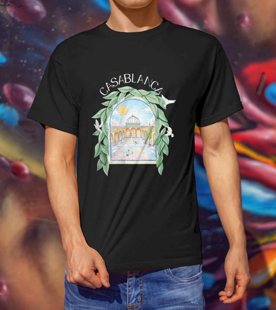 Casablanca L'Arche De Tennis Courtyard T-Shirt