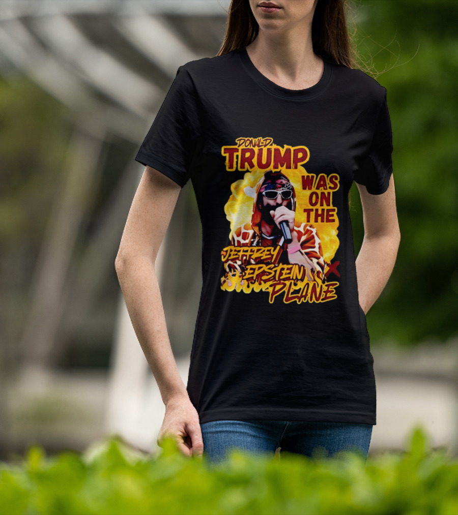 Donald Trump Was On The Jeffrey Epstein Plane Karaoke Costume T-Shirt