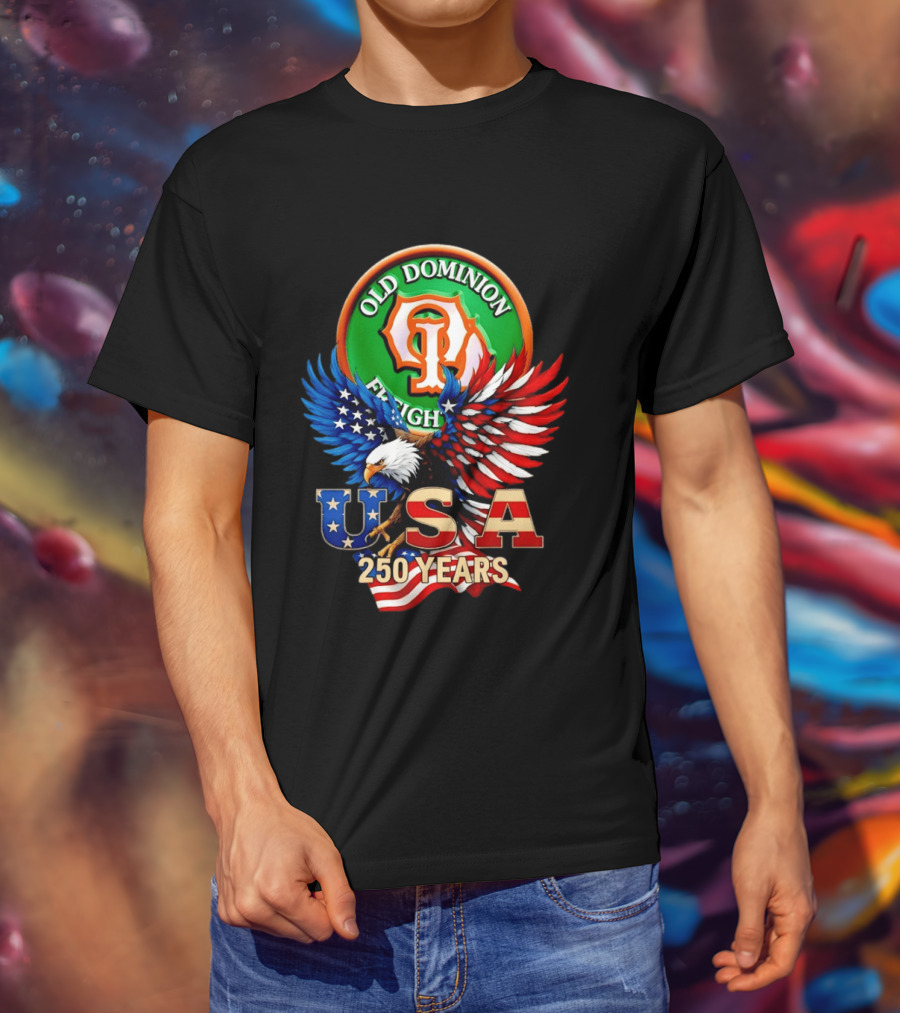 Old Dominion Freight Eagle USA 250 Years T-Shirt