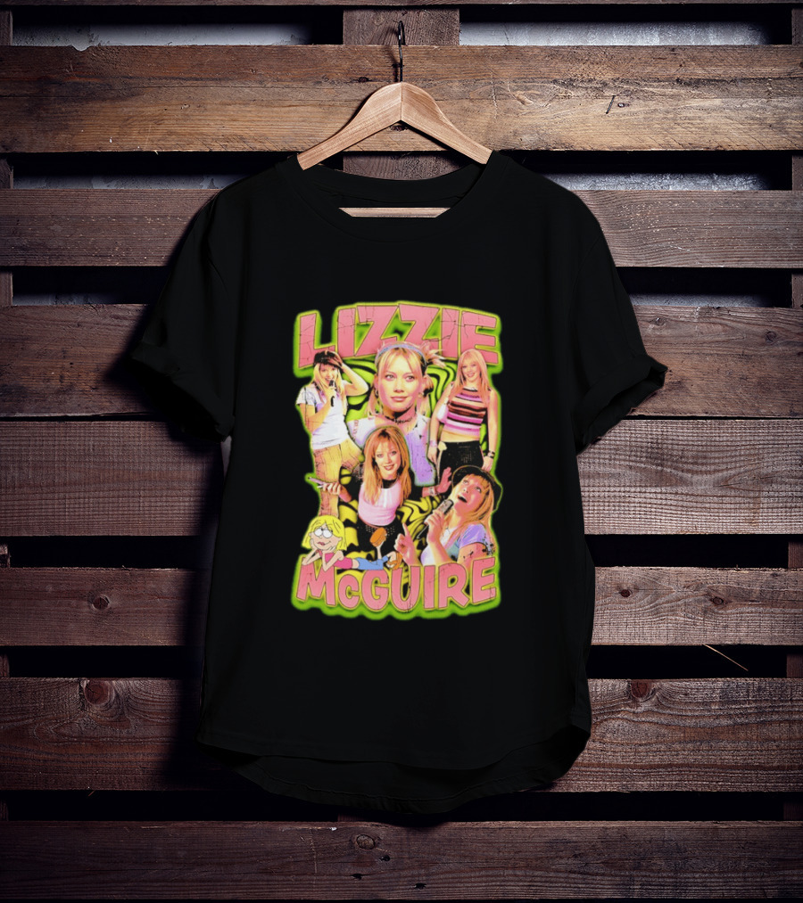 Lizzie McGuire Hilary Duff Disney Channel Iconic 2000s Cartoon Show T-Shirt