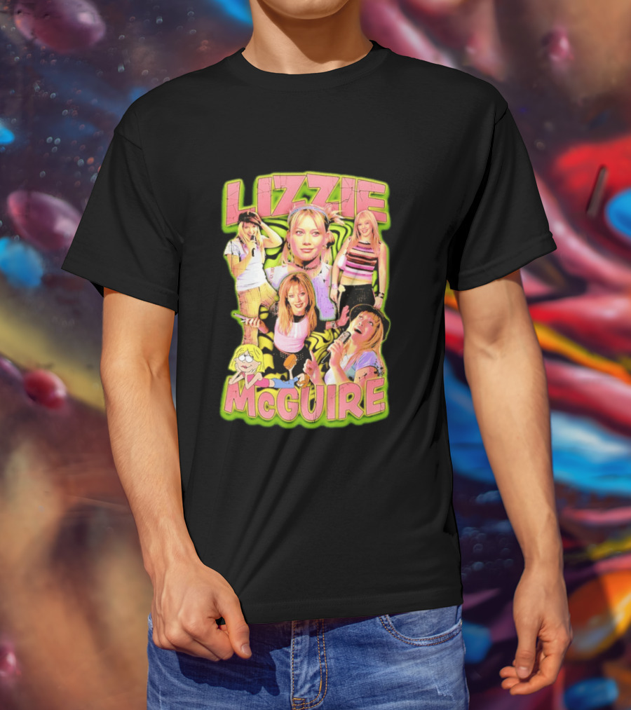Lizzie McGuire Hilary Duff Disney Channel Iconic 2000s Cartoon Show T-Shirt