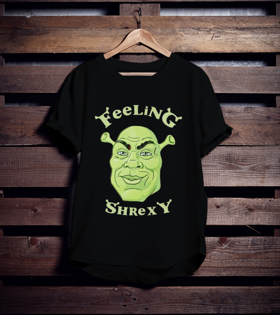 Feeling Shrexy Meme Character Face T-Shirt
