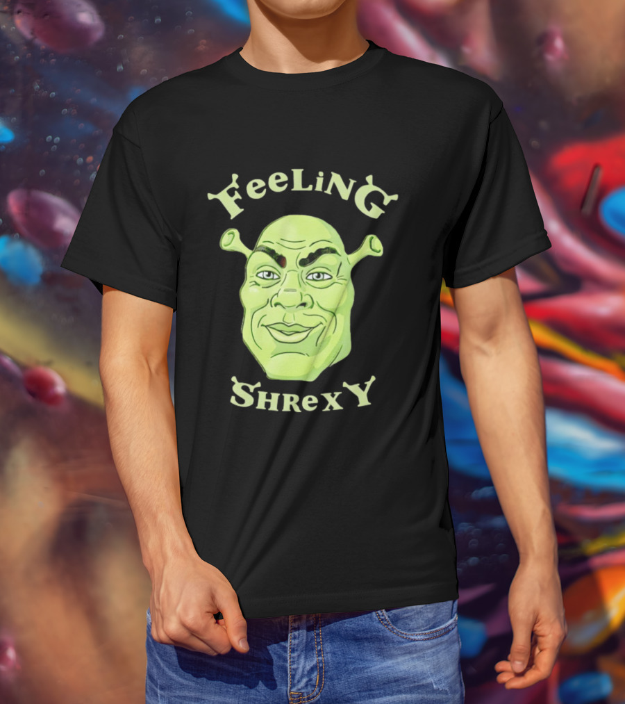 Feeling Shrexy Meme Character Face T-Shirt