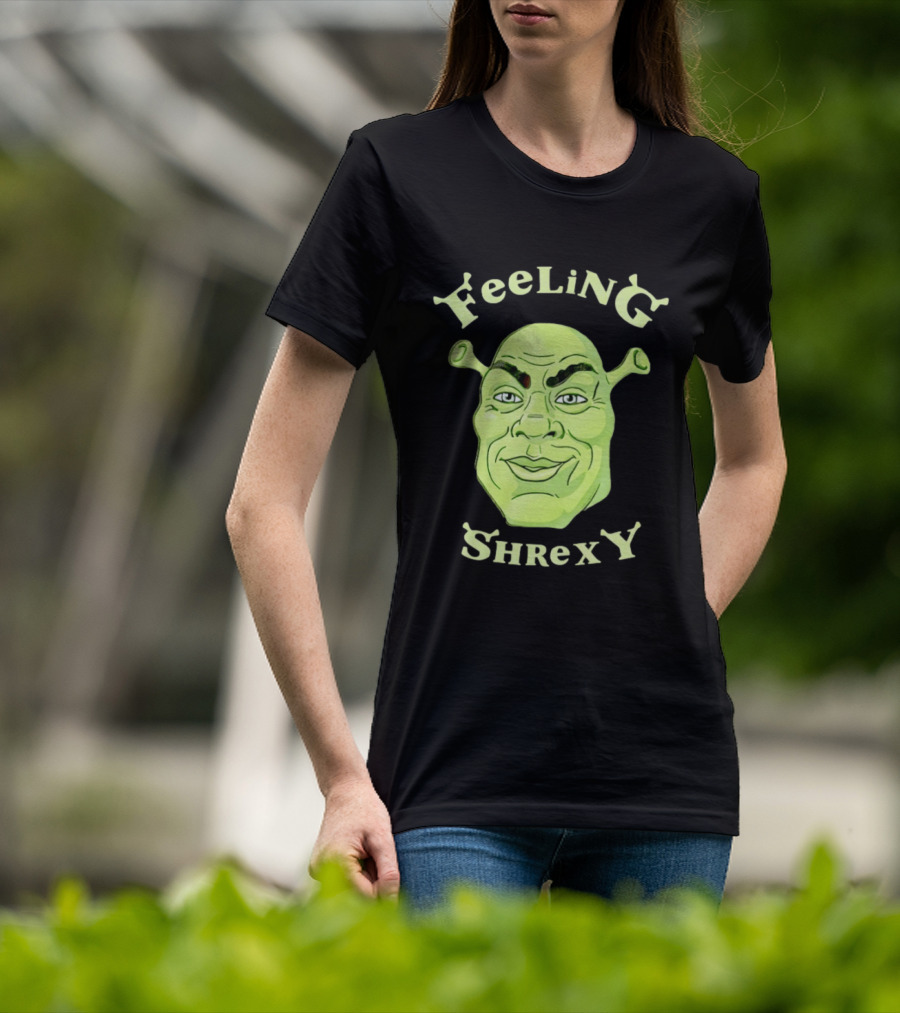 Feeling Shrexy Meme Character Face T-Shirt