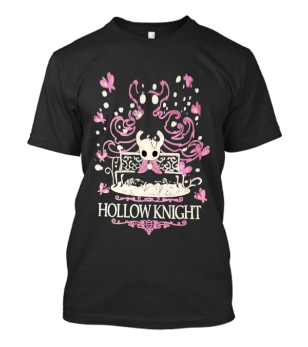 Hollow Knight Bench And Butterflies Scene T-Shirt