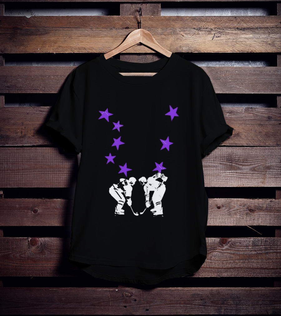 Ilya Rozanov Shane Hollander Rivalry Stars Hockey Romance Players Purple Stars T-Shirt