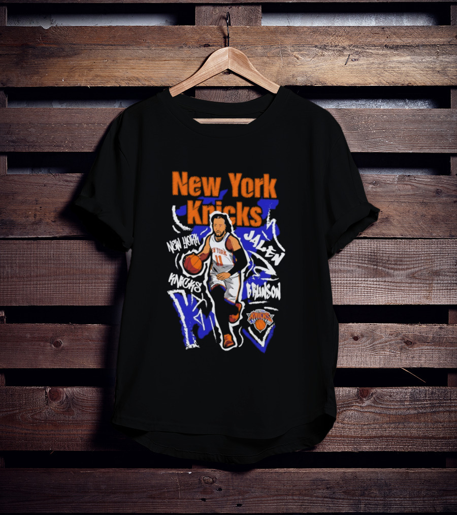 New York Knicks Jalen Brunson Player 11 Chalked Up T-Shirt