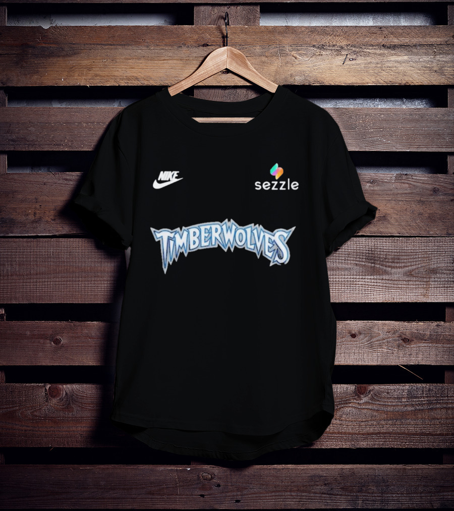 Nike Minnesota Timberwolves Sezzle Black Trees Classic 2026 T-Shirt