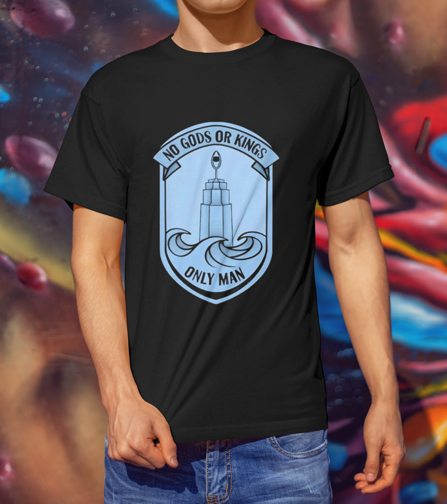 Bioshock No Gods Or Kings Only Man Rapture Lighthouse Crest T-Shirt