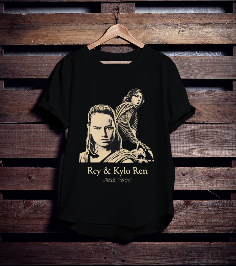 Rey & Kylo Ren Star Wars Characters Epic T-Shirt