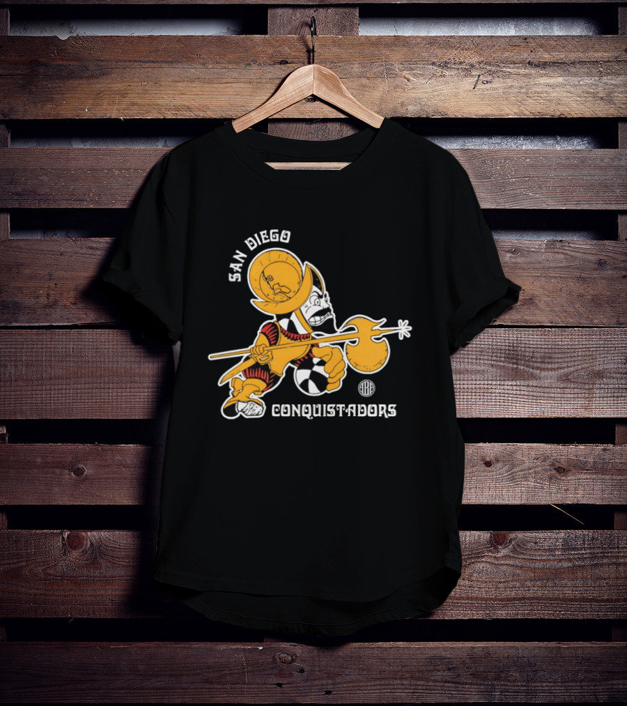 San Diego Conquistadors ABA Retro Basketball Team T-Shirt