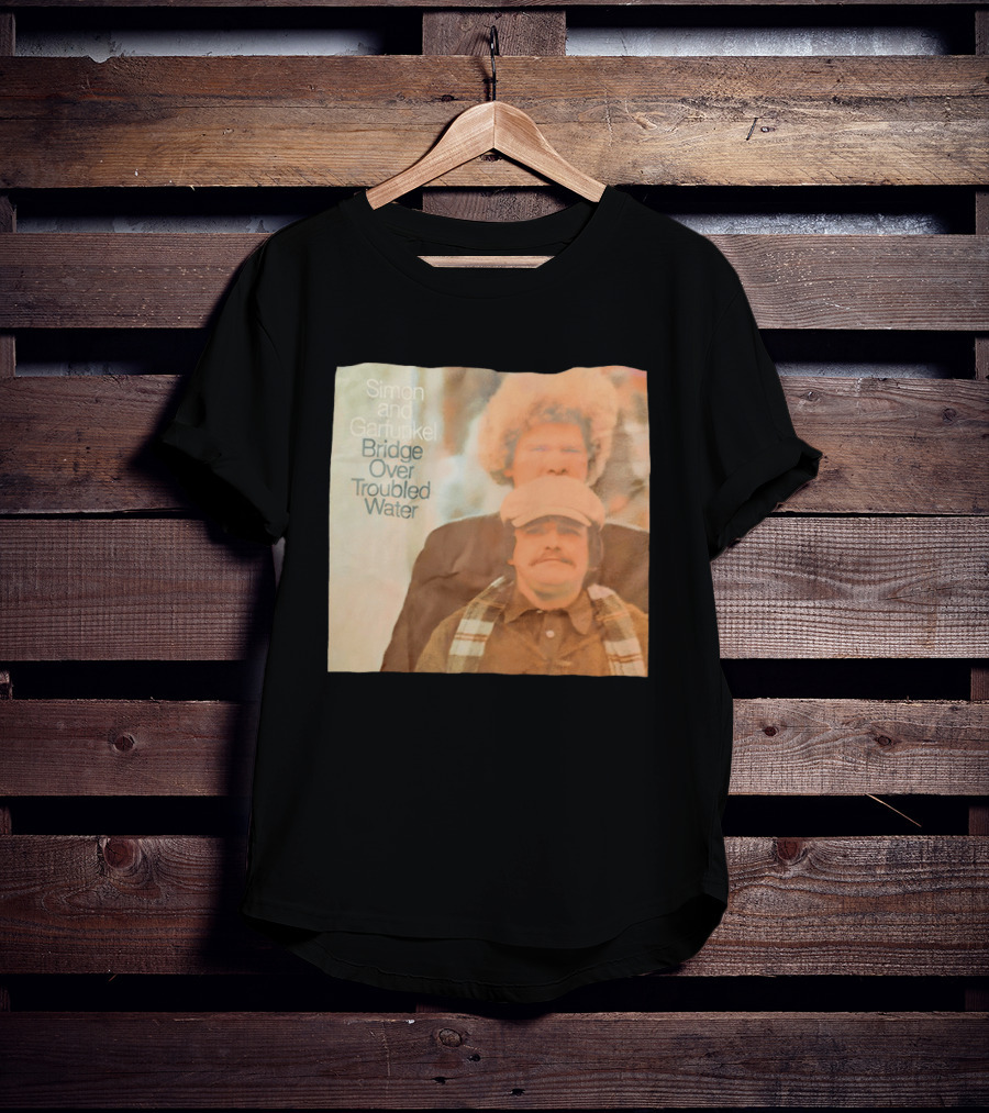 Simon And Garfunkel Bridge Over Troubled Water Album Cover T-Shirt
