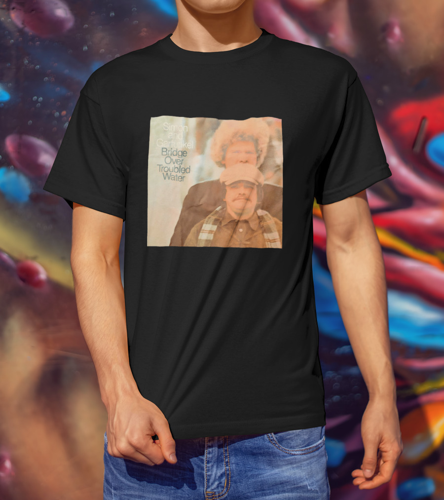 Simon And Garfunkel Bridge Over Troubled Water Album Cover T-Shirt
