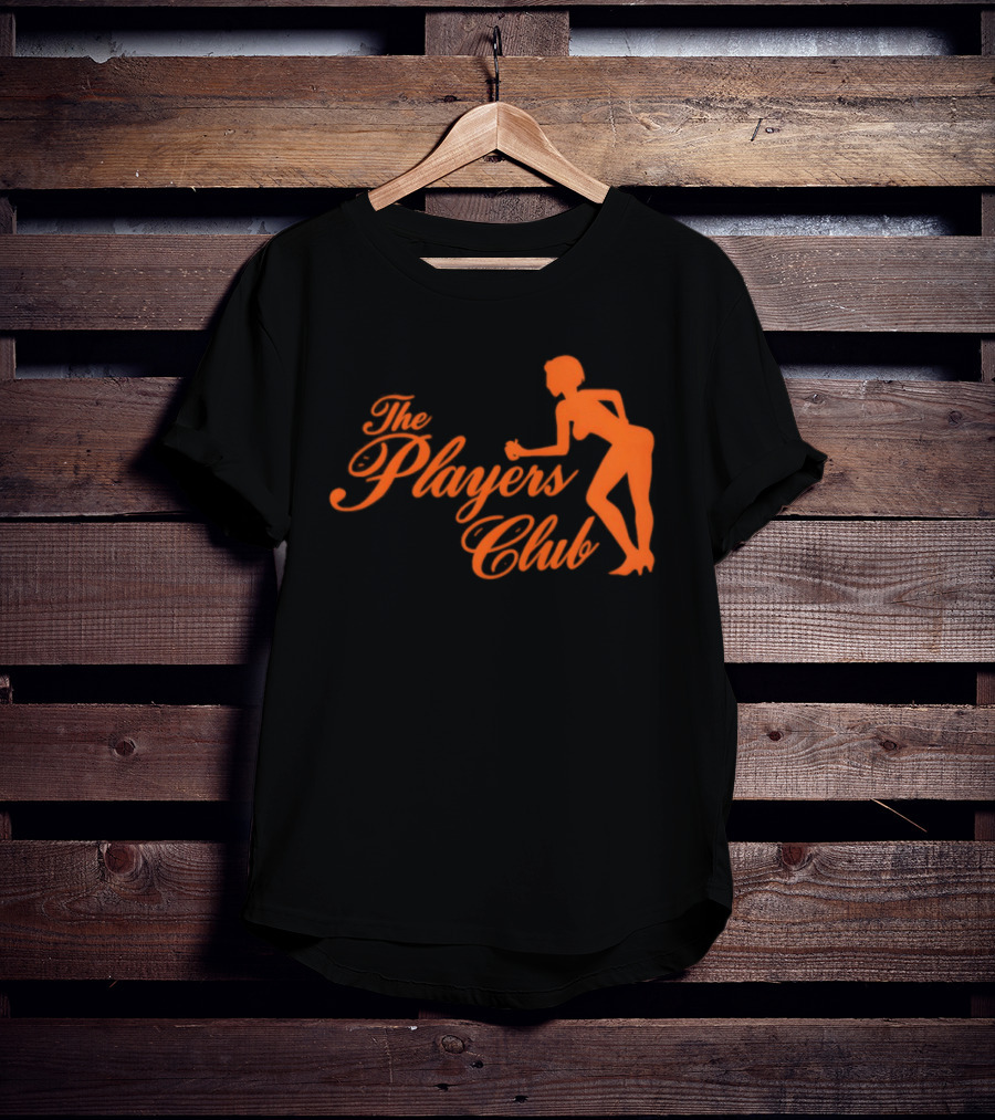The Players Club Silhouette Retro Script T-Shirt
