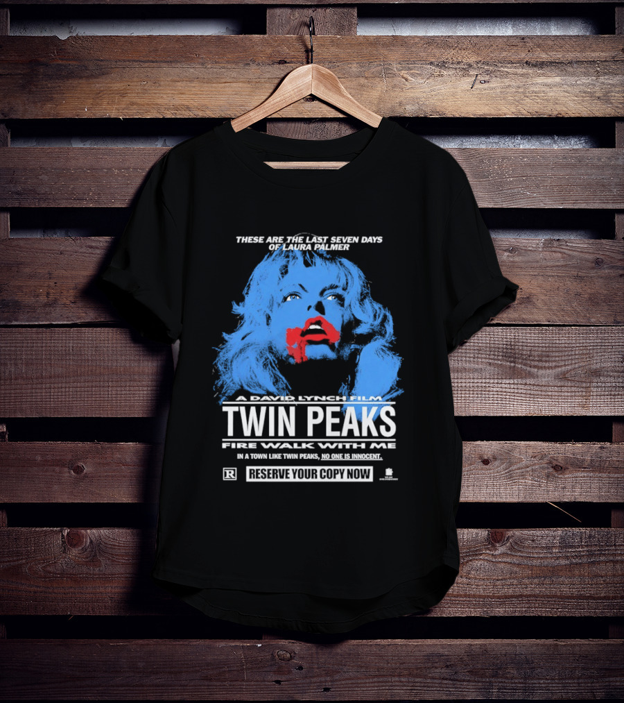 These Are The Last Seven Days Of Laura Palmer David Lynch Twin Peaks Fire Walk With Me T-Shirt