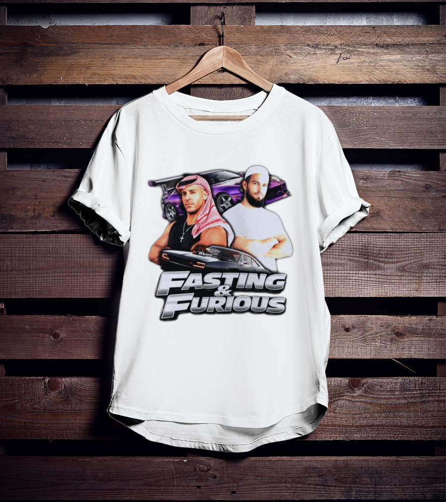 Fasting & Furious Vin Diesel Paul Walker Dubai Cars T-Shirt
