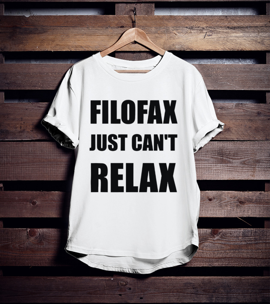 FILOFAX Just Can't Relax T-Shirt