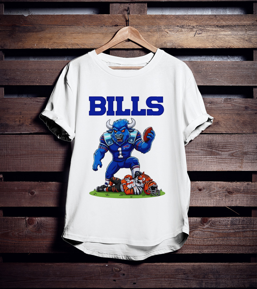 Buffalo Bills Dominating Victory Over Cincinnati Bengals Football Rivalry T-Shirt