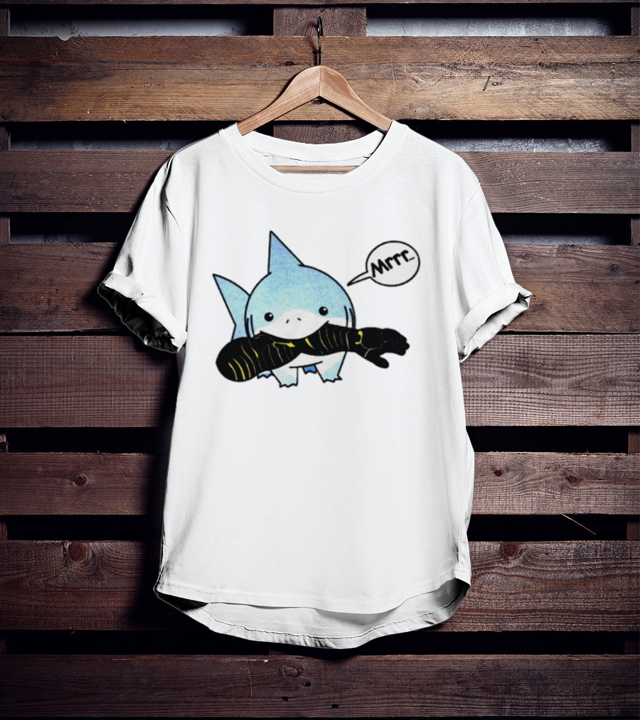 Jeff The Land Shark Mrrr Thunderbolts Eating Arm T-Shirt