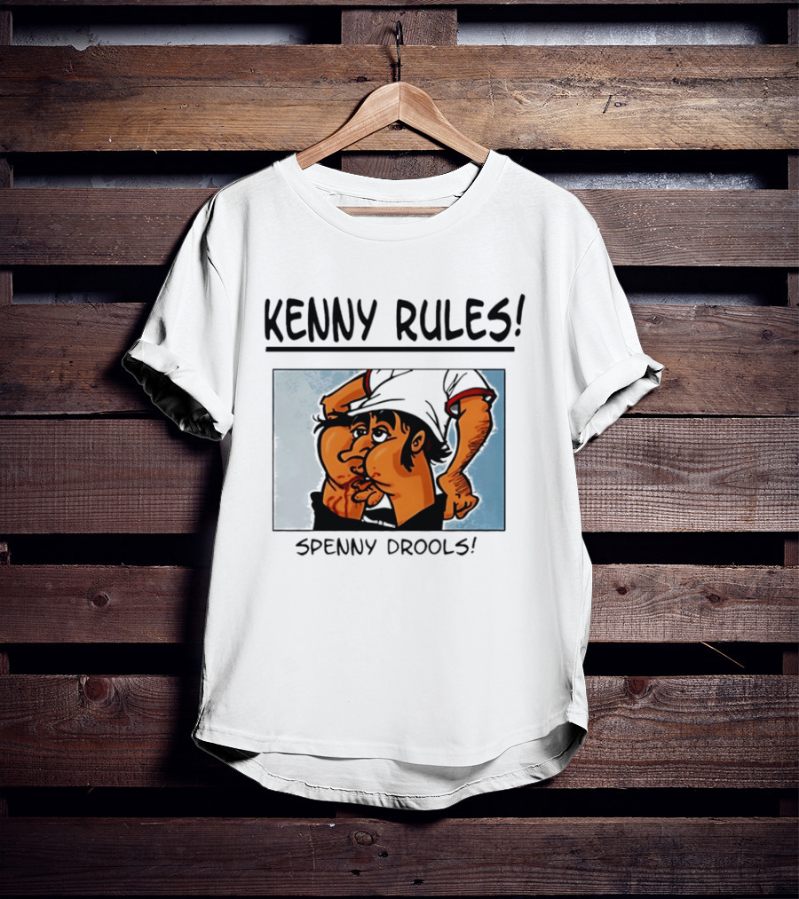 Kenny Rules Spenny Drools Cartoon Rivalry T-Shirt