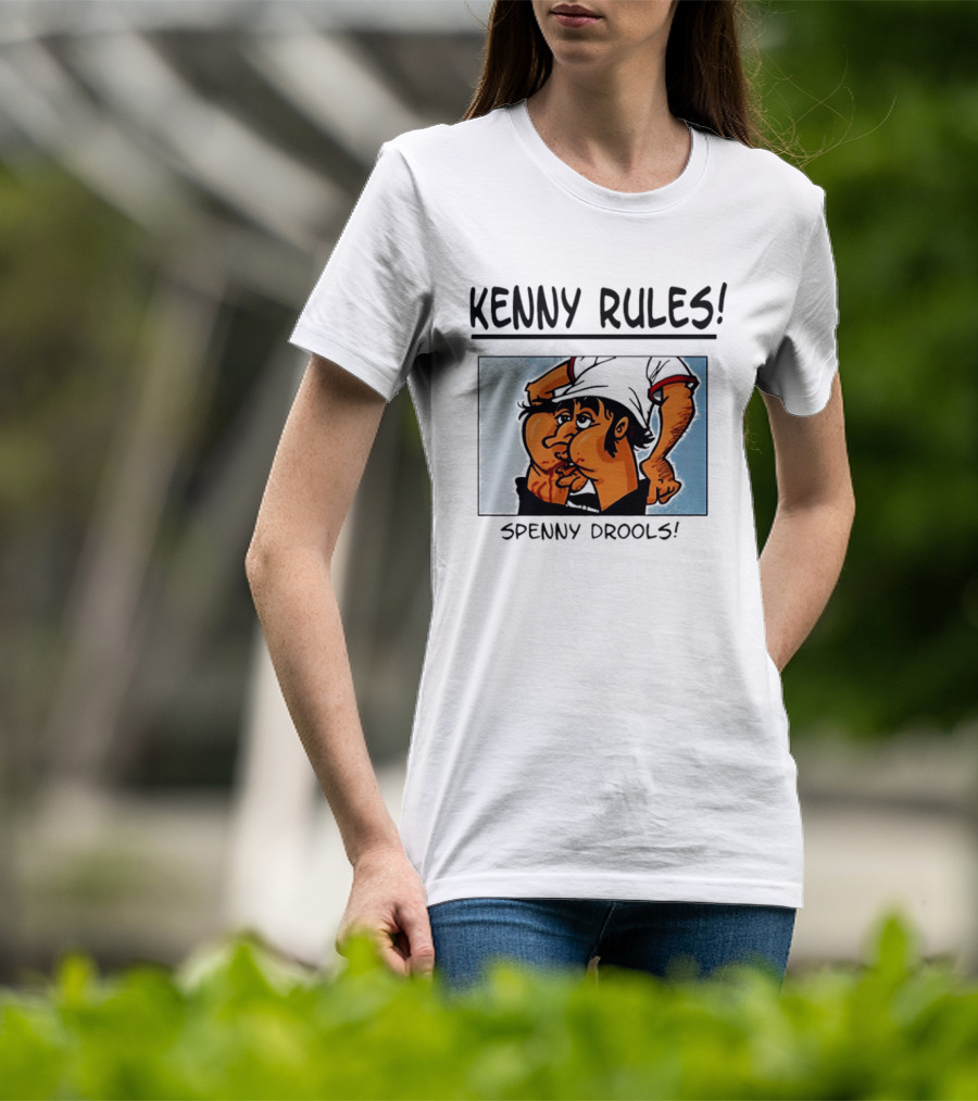 Kenny Rules Spenny Drools Cartoon Rivalry T-Shirt