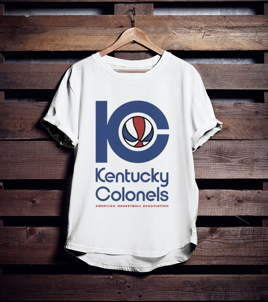 Kentucky Colonels 10 Colonel Army American Basketball Association Fan Collection T-Shirt