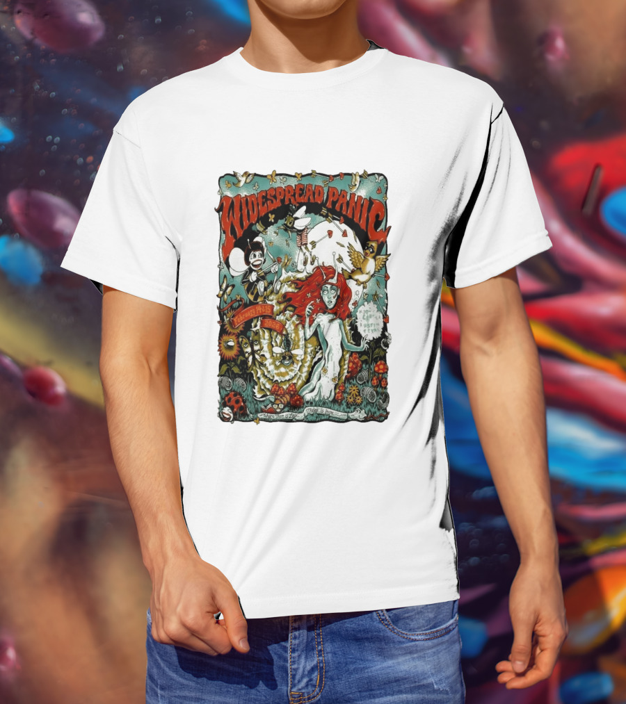 Widespread Panic Moody Center Austin TX February 14 15 2026 Psychedelic Concert Event T-Shirt