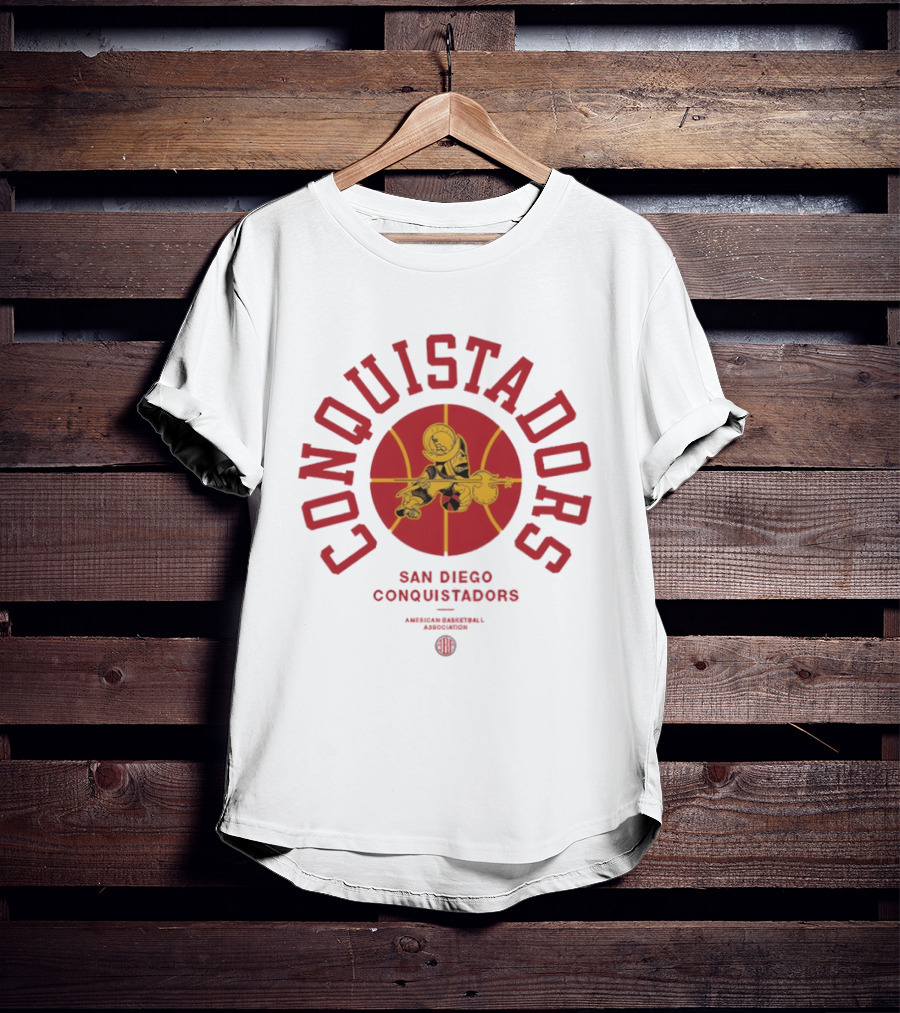 San Diego Conquistadors Throwback American Basketball Association T-Shirt