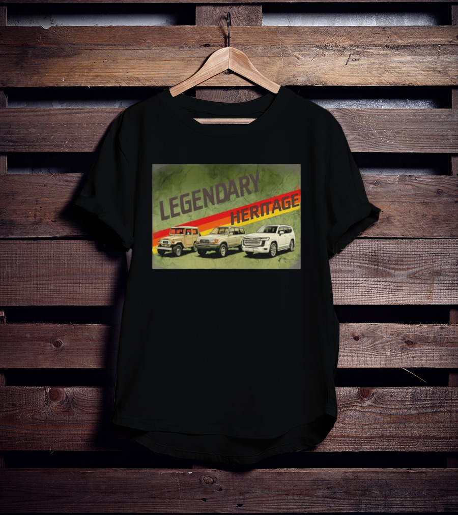 Legendary Heritage Classic And Modern SUV Evolution T-Shirt