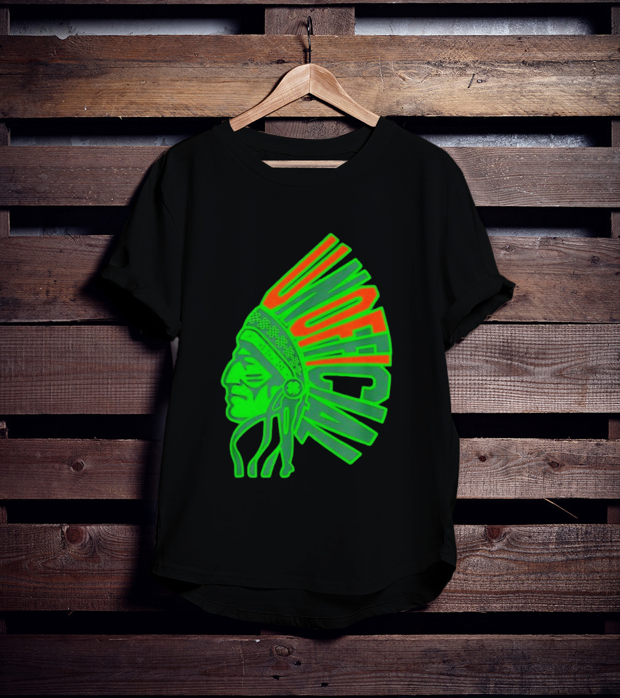 Illinois Fighting Illini Unofficial St. Patrick's Day Chief Illiniwek T-Shirt
