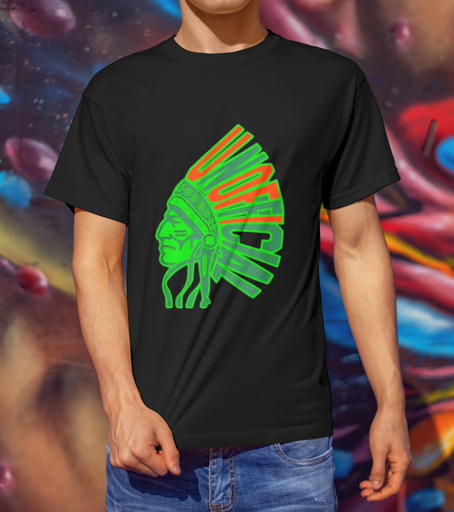 Illinois Fighting Illini Unofficial St. Patrick's Day Chief Illiniwek T-Shirt