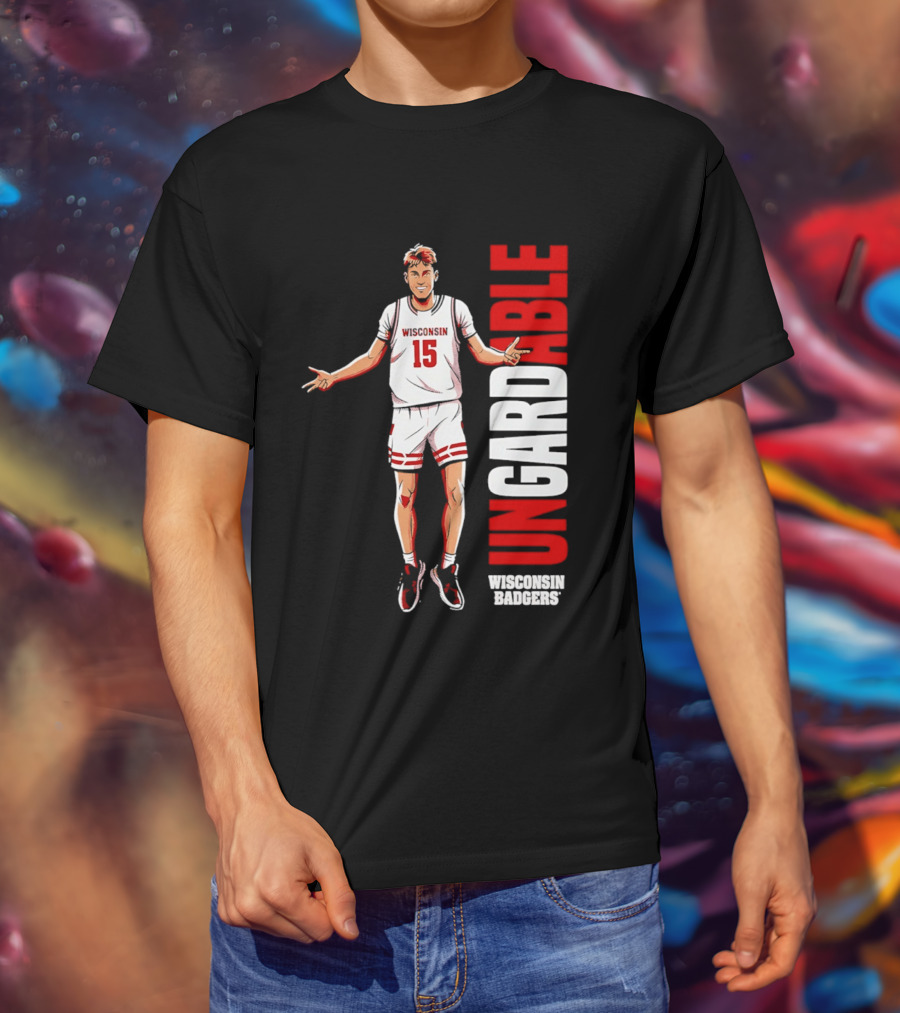 Isaac Gard Wisconsin Badgers Ungardable Basketball Player 15 T-Shirt