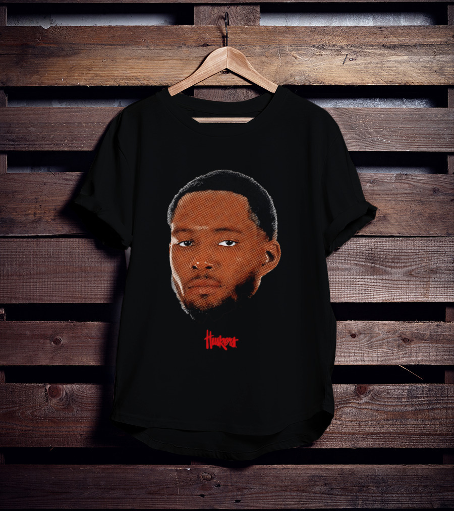 Jared Garcia Huskers Nebraska Cornhuskers Big Head T-Shirt