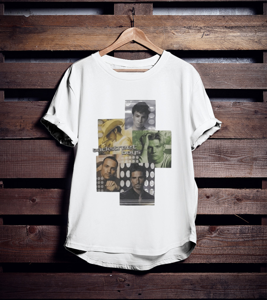 Backstreet Boys Vintage 2000s Collage Retro Aesthetic T-Shirt