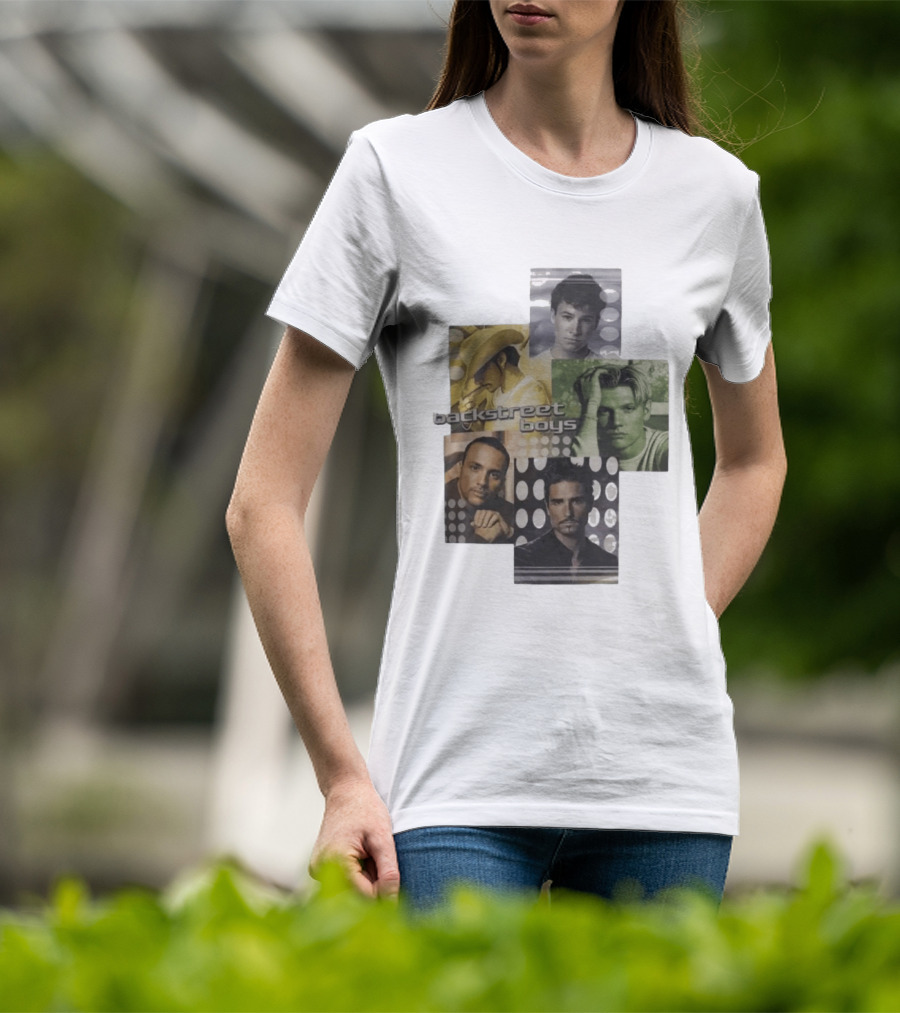 Backstreet Boys Vintage 2000s Collage Retro Aesthetic T-Shirt