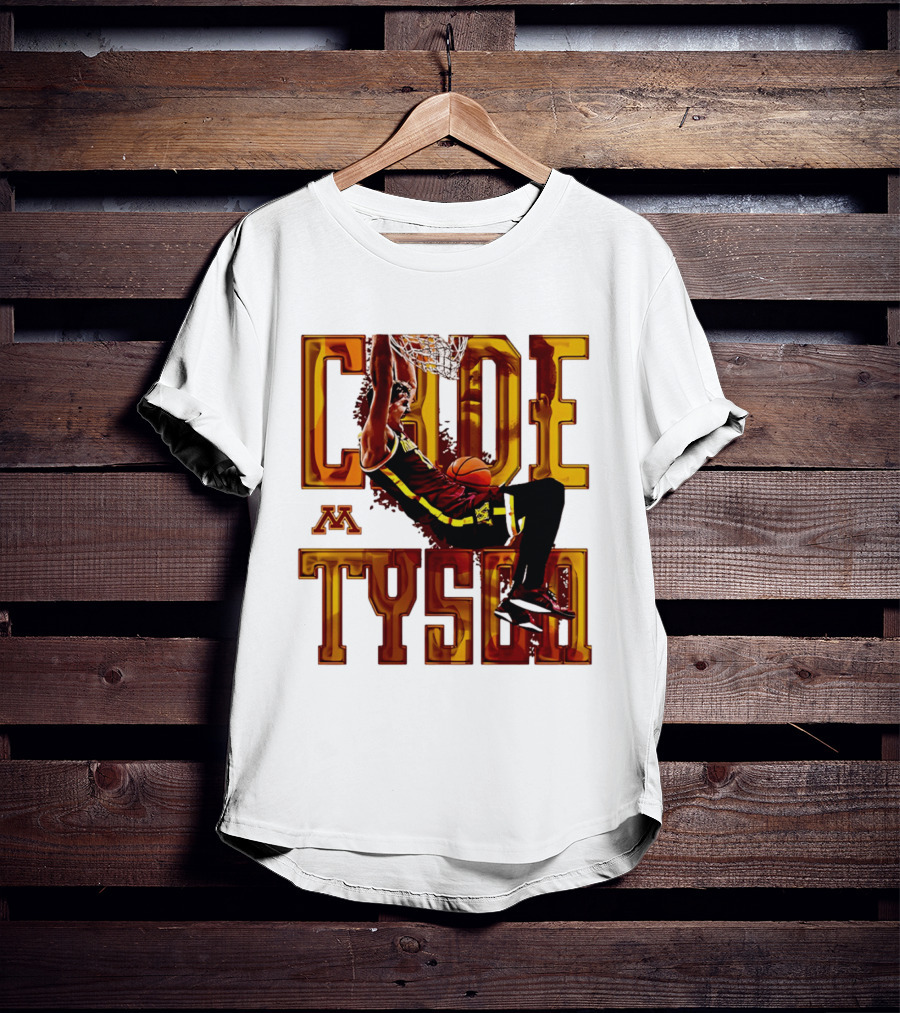 Cade Tyson Minnesota Basketball Dunk NCAA 2026 T-Shirt