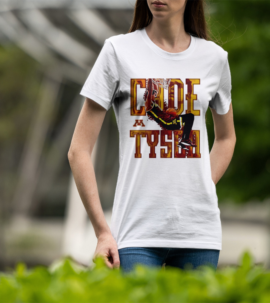 Cade Tyson Minnesota Basketball Dunk NCAA 2026 T-Shirt
