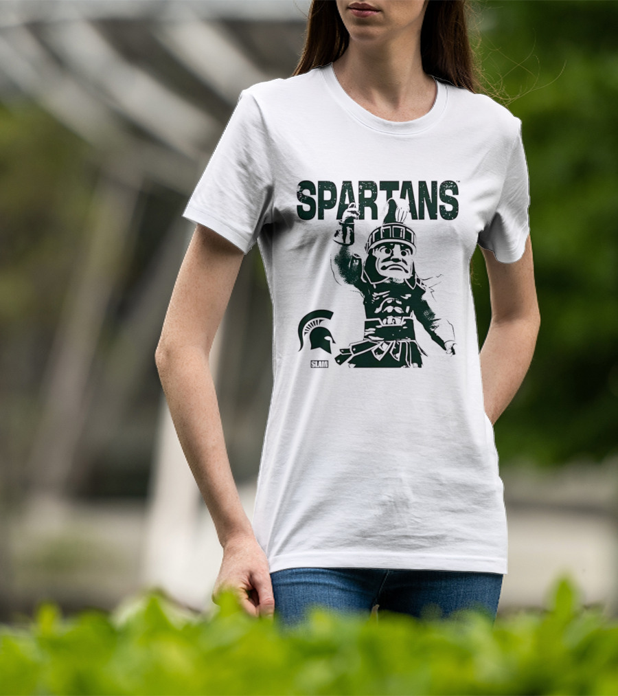 Michigan State Spartans Vintage Logo Mode Slam T-Shirt
