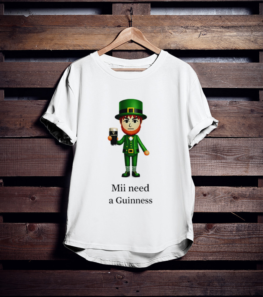 Mii Need A Guinness St Patrick's Day Leprechaun 2026 T-Shirt