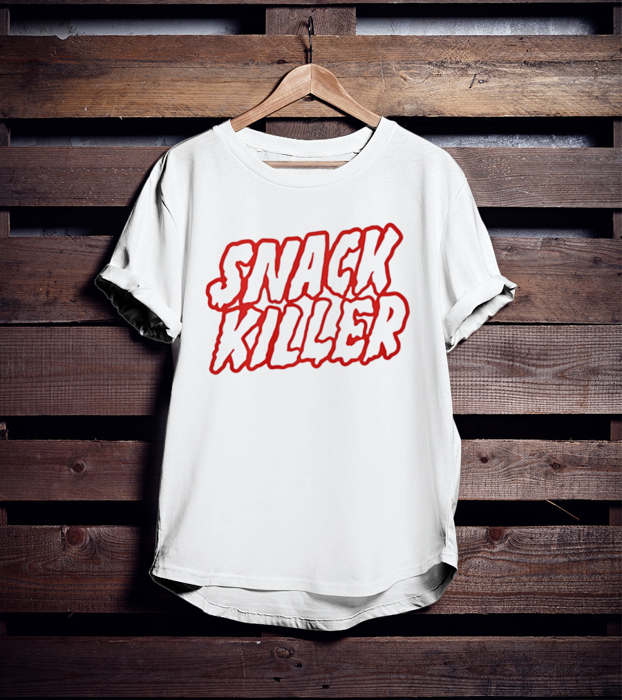 Seventeen Snack Killer Bold Red T-Shirt
