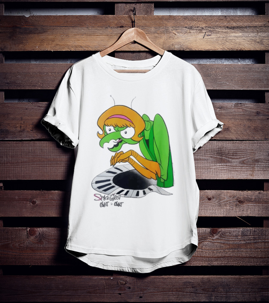 Space Ghost Coast To Coast Zorak Playing Piano T-Shirt