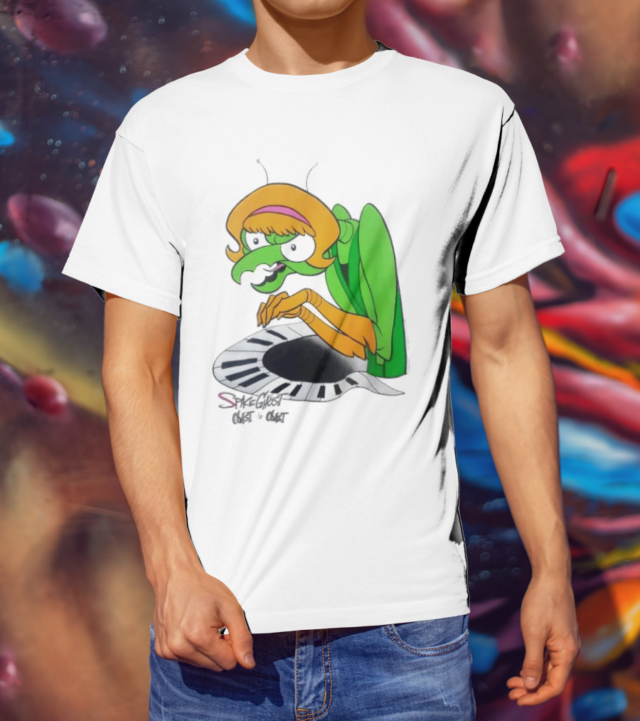 Space Ghost Coast To Coast Zorak Playing Piano T-Shirt