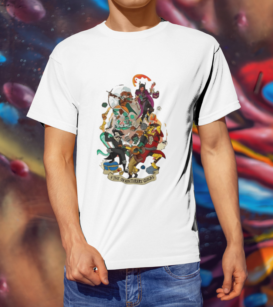 The Oxventurers Guild Dungeons And Dragons Adventure Crew T-Shirt