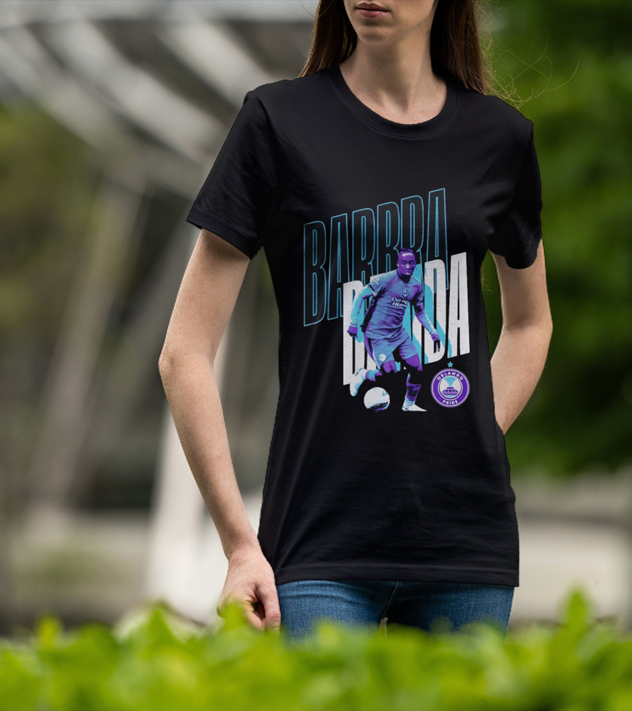Barbra Banda Orlando Pride Soccer Player Action Pose T-Shirt