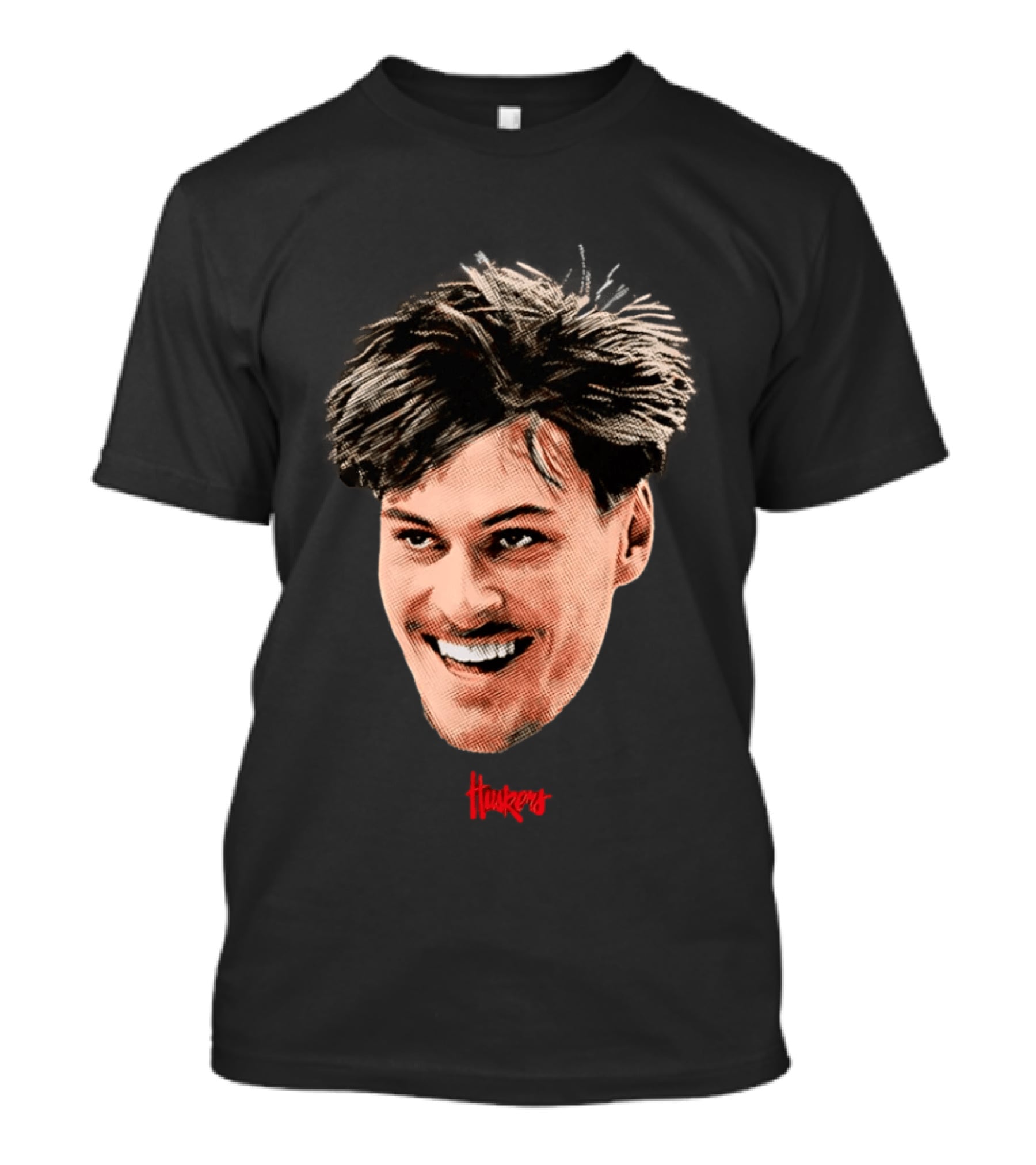 Braden Frager Huskers Big Head Nebraska Cornhuskers T-Shirt