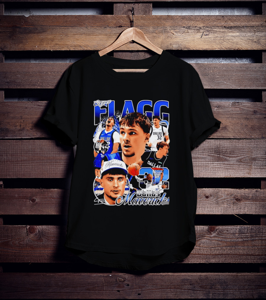 Cooper Flagg Dallas Mavericks 32 Basketball Star T-Shirt
