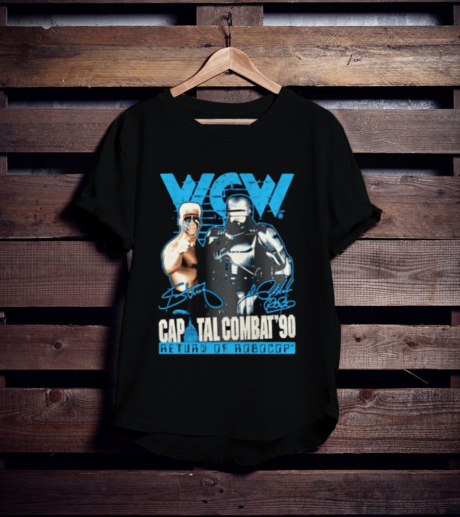 WCW Capital Combat 90 Return Of Robocop T-Shirt