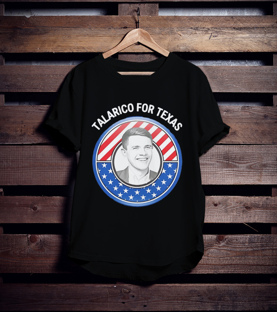 Talarico For Texas US Senator James Talarico '26 Stars Stripes Campaign T-Shirt